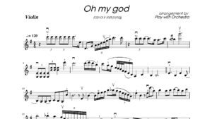 (G)I-DLE – “Oh My God” | Violin & Piano Sheet Music + Backing Track & Cover