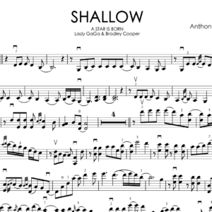 Lady Gaga & Bradley Cooper – Shallow | Violin Music Sheet + Cover Version