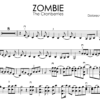 The Cranberries - Zombie (backing track & music sheet)