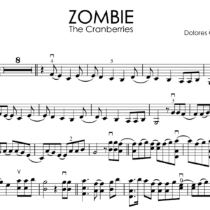 The Cranberries – Zombie | Violin Sheet Music + Violin Cover