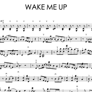 Avicii – Wake Me Up | Violin Backing Track & Music Sheet