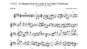 Michael Bublé – It’s Beginning to Look a Lot Like Christmas | Violin Music Sheet