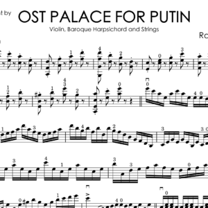 R. Krux – OST Palace for Putin ‘Baroque Harpsichord and Strings’ | Violin Sheet Music + Backing Tracks