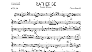 Clean Bandit – Rather Be | Violin Music Sheet