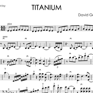 David Guetta ft. Sia – Titanium | Violin Music Sheet