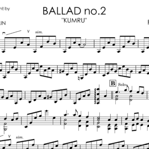 Fazıl Say – Kumru Ballad | Violin & Mandolin Duo Music Sheets