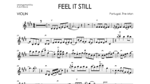 Portugal. The Man – Feel It Still | Violin Sheet Music + Backing Track