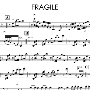 Sting – Fragile | Violin Sheet Music (PDF) + Violin Cover MP3