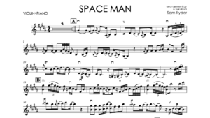 Sam Ryder – Space Man | Violin & Piano Backing Track