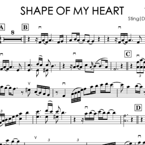 Sting – Shape of My Heart | Violin Sheet Music (PDF) + Violin Cover MP3