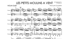 François Couperin – Les Petits Moulins à Vent (The Little Windmills) | Violin Duet with Piano