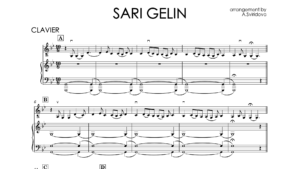 Turkish Folk Song "Sarı Gelin " | Violin & Piano Music Sheets with Piano Backing Tracks
