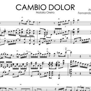 N. Oreiro – Cambio Dolor | Violin & Piano Sheet Music + Backing Tracks