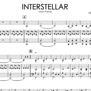 Hans Zimmer – Interstellar | Violin & Piano Music Sheets + Backing Tracks