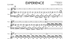 Ludovico Einaudi – Experience | Violin & Piano Sheet Music + Backing Track