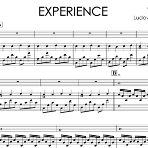 Ludovico Einaudi – Experience | Violin & Piano Sheet Music + Backing Track