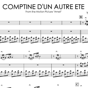 Yann Tiersen – Comptine d’un Autre Été (Amélie) | Violin & Piano Sheet Music + Piano Backing Tracks