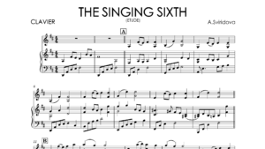 Aleksandra Sviridova – Etude “The Singing Sixth” | Violin & Piano Sheet Music + Backing Tracks