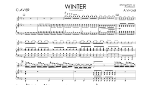 Antonio Vivaldi – The Four Seasons “Winter” | Violin & Piano Sheet Music & Backing Tracks