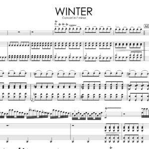 Antonio Vivaldi – The Four Seasons “Winter” | Violin & Piano Sheet Music & Backing Tracks