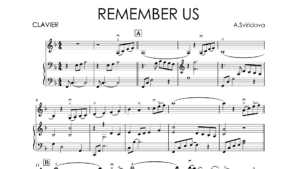 Aleksandra Sviridova – Remember Us | Violin & Piano Sheet Music & Backing Tracks