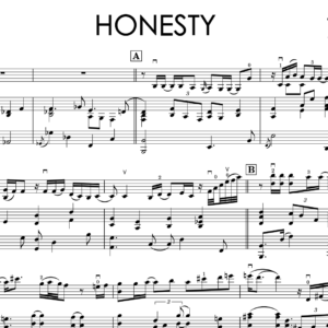Billy Joel – Honesty | Violin & Piano Sheet Music & Backing Tracks
