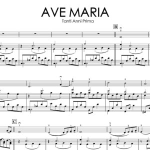 Astor Piazzolla – Ave Maria “Tanti Anni Prima” | Violin & Piano Sheet Music + Backing Tracks
