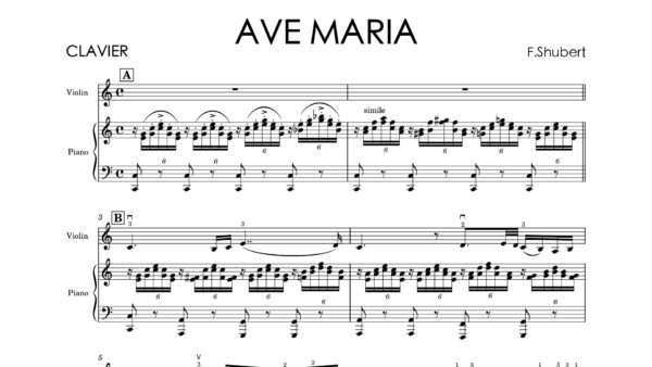 Ave Maria: Four violin pieces - Image 3