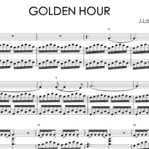 JVKE – Golden Hour | Violin & Piano Sheet Music with Backing Tracks