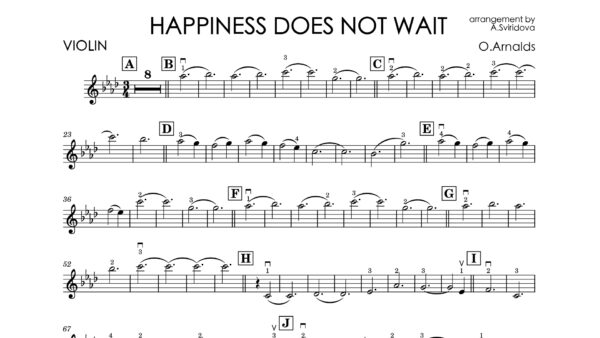 O.Arnalds - Happiness does not wait (violin & piano) - Image 2