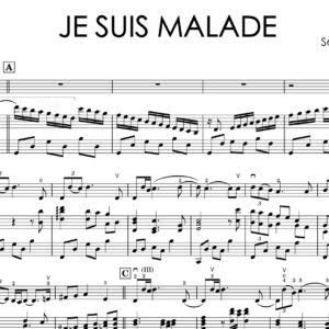 S. Lama / A. Dona – Je Suis Malade | Violin & Piano Sheet Music + Piano Backing Tracks