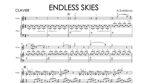 A.Sviridova - Endless skies (violin & piano)