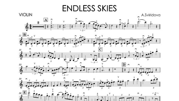 A.Sviridova - Endless skies (violin & piano) - Image 2