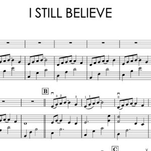 Aleksandra Sviridova - I Still Believe | Violin & Piano Sheet Music & Backing Tracks