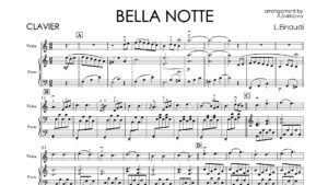 Ludovico Einaudi – Bella Notte | Violin & Piano Sheet Music + Backing Track