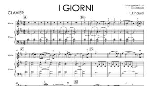 Ludovico Einaudi – I Giorni | Violin & Piano Sheet Music + Backing Track