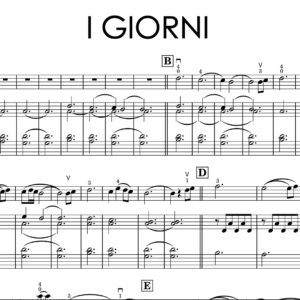Ludovico Einaudi – I Giorni | Violin & Piano Sheet Music + Backing Track