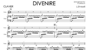 Ludovico Einaudi – Divenire | Violin & Piano Sheet Music + Backing Track