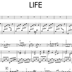 Ludovico Einaudi – Life | Violin & Piano Sheet Music + Backing Track