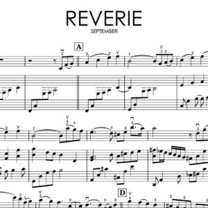 Aleksandra Sviridova – Reverie (September) - from 'Seasons' | Original Violin & Piano Sheet Music + Backing Tracks