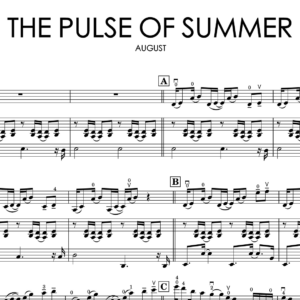 Aleksandra Sviridova – The Pulse of Summer (August) - from 'Seasons' | Original Violin & Piano Sheet Music + Backing Tracks
